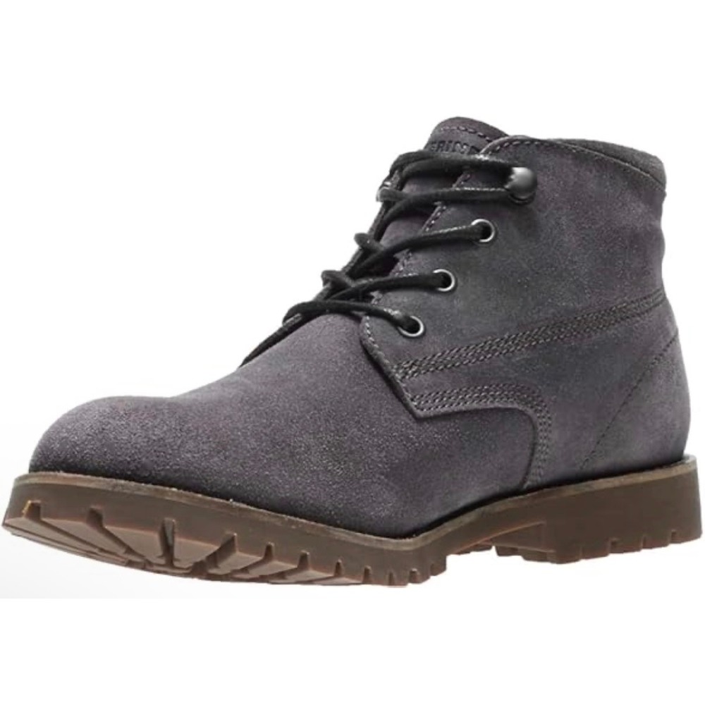 Wolverine Mens W40582 Grey Suede Leather Lace Up Chukka Boots Size 11.5 M